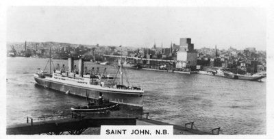 Saint John Harbour, New Brunswick, Kanada, c1920-talet av Unbekannt