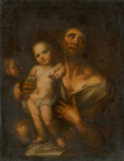 Saint Joseph with Baby Jesus av Unbekannt