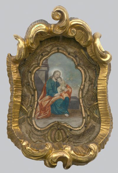 Saint Joseph with Jesus av Unbekannt