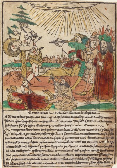 Sankt Sebastian, 14401460. av Unbekannt