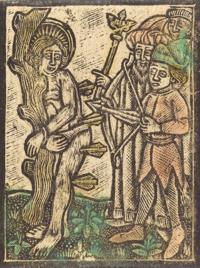 Sankt Sebastian, ca. 1480. av Unbekannt