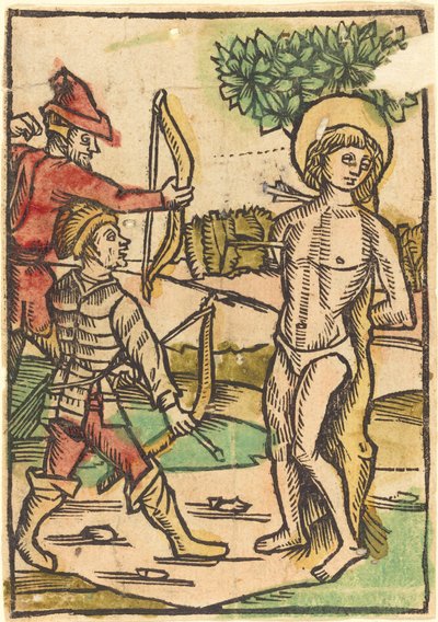 Sankt Sebastian, ca. 1490. av Unbekannt