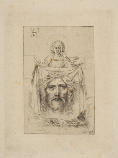 Saint Veronica med Sudarium, 1500-talet. av Unbekannt