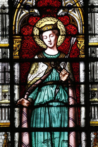 Sainte-Clotilde kyrka. Sankta Ursula. av Unbekannt
