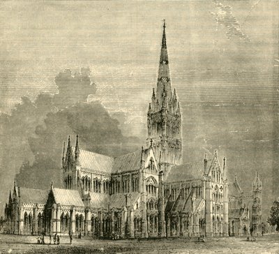 Salisbury Cathedral, 1890. av Unbekannt