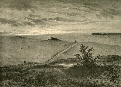 Salisbury Plain, från nära Amesbury, 1898. av Unbekannt
