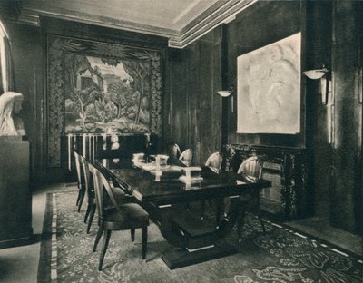 Matsal i Hôtel DU Collectionneur, 1925. av Unbekannt