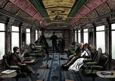 Sedan bil på Orientexpressen, c1895 av Unbekannt