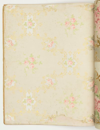 Provbok, Alfred Peats Prize Wallpaper, av Unbekannt