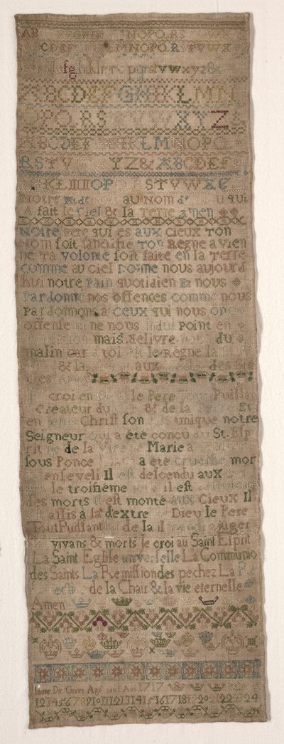 Provtagare, 1717. av Unbekannt