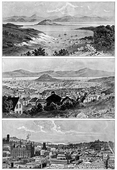 San Francisco i november, 1848, 1858 och slutet av 1800-talet, 1901 av Unbekannt