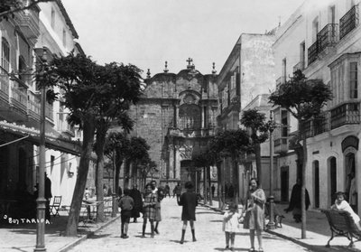 San Mateo Church, Tarifa, Andalusien, Spanien, c1920-c1930s av Unbekannt