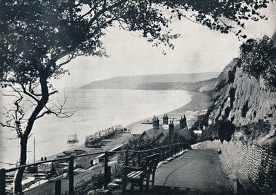 Sandown - The Bathing Beach, 1895 av Unbekannt