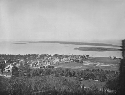 Sandy Hook, från Highland Light, New Jersey, c1897. av Unbekannt