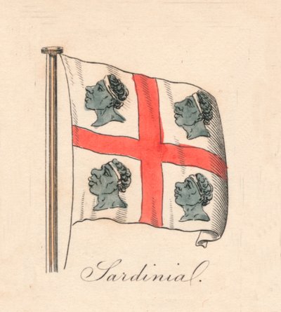 Sardinien, 1838 av Unbekannt