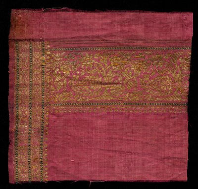 Sari-fragment, 1800-tal. av Unbekannt