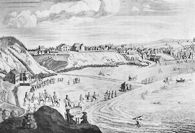 Scarborough Sands 1735, c1735, 1904 av Unbekannt