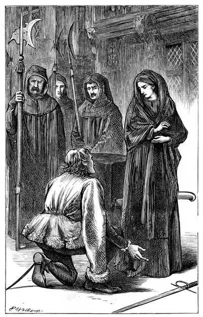 Scen från Shakespeares Richard III, 1591 c1870 av Unbekannt