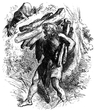 Scen från stormen av William Shakespeare, 1856-1858 av Unbekannt