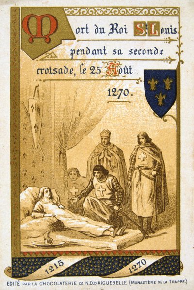 Scen ur Bertrand du Guesclins liv, 1800-talet av Unbekannt