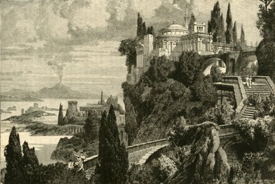Landskap vid Cape Misenum, nära Balae, 1890. av Unbekannt