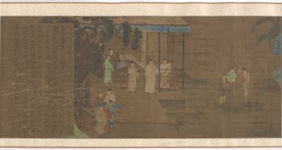 Scener från berömda mäns liv del 2, Mingdynastin, 1500-1600-talet. av Unbekannt