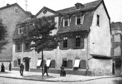 Schillers hus, tyska Aten, Tyskland, 1922 av Unbekannt