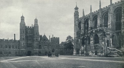 Skolgård och kapell, 1926 av Unbekannt