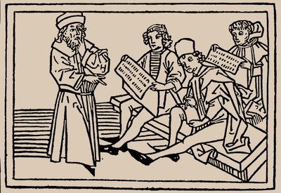 Skollektioner. Från människolivets spegel av Rodericus Zamorensis, 1479 av Unbekannt