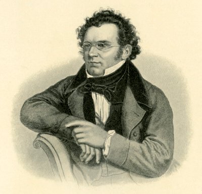 Schubert, ca 1820-talet, 1907. av Unbekannt