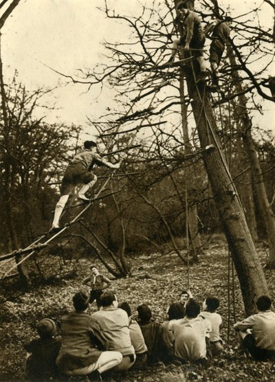 "Scouter utövar banbrytande", 1944. av Unbekannt