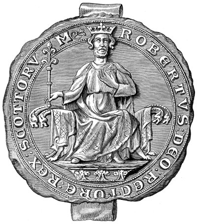 Sigill av Robert the Bruce, kung av Skottland, 1300-talet 1892 av Unbekannt