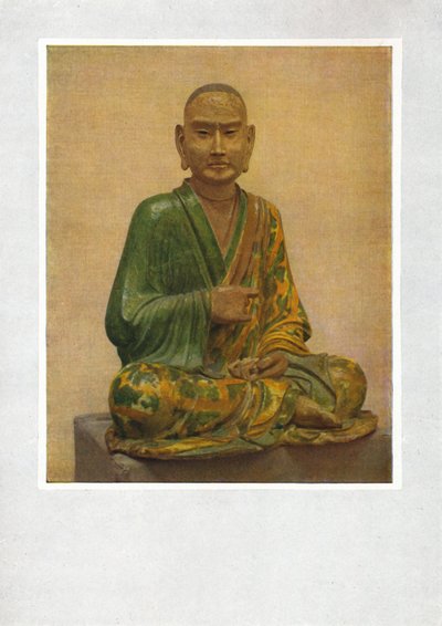 Sittande figur av en Lohan - Tang-dynastin, 700- till 1000-talet e.Kr., 1936 av Unbekannt