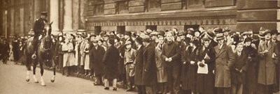 Söker efter nyheter om kung Edward, 3 december 1936, 1937 av Unbekannt