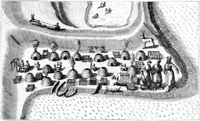 Bosättning i ryska Lappland,1594 av Unbekannt