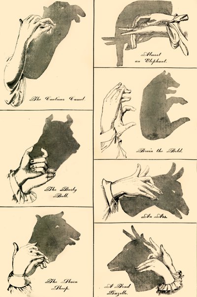 Skuggbilder och silhuetter, 1883. av Unbekannt