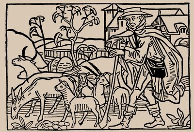 Herde. Från människolivets spegel av Rodericus Zamorensis, 1479 av Unbekannt