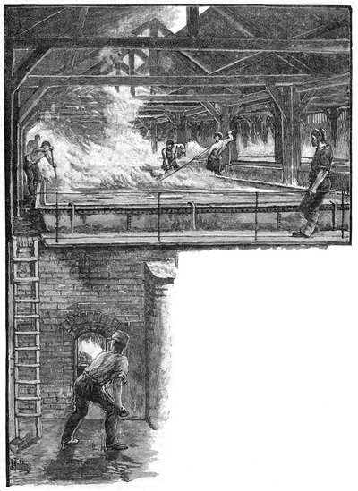 Skottar salt vid South Durham Salt Works, 1884 av Unbekannt