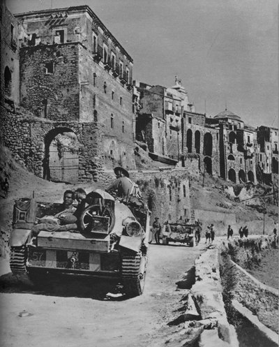 Sicilian Mountain Stronghold stormades, 1943 av Unbekannt