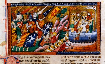 Belägringen av Antiokia, c1097, 1300-talet av Unbekannt