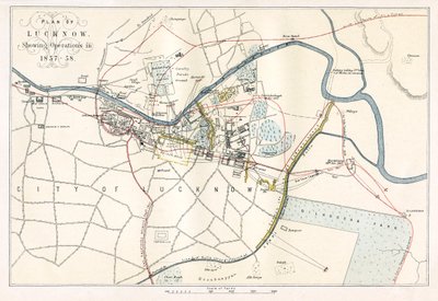 Belägring av Lucknow, Indien, 1857, 1893 av Unbekannt