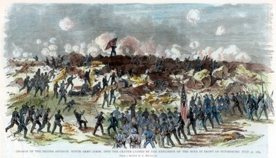 Belägringen av Petersburg, Virginia, amerikanska inbördeskriget, 30 juli 1864 av Unbekannt