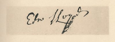 Signatur av Edward Lloyd, 1712, 1928 av Unbekannt