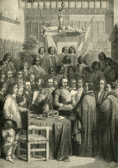 Undertecknande av fördraget i Westfalen, 24 oktober 1648, 1890. av Unbekannt