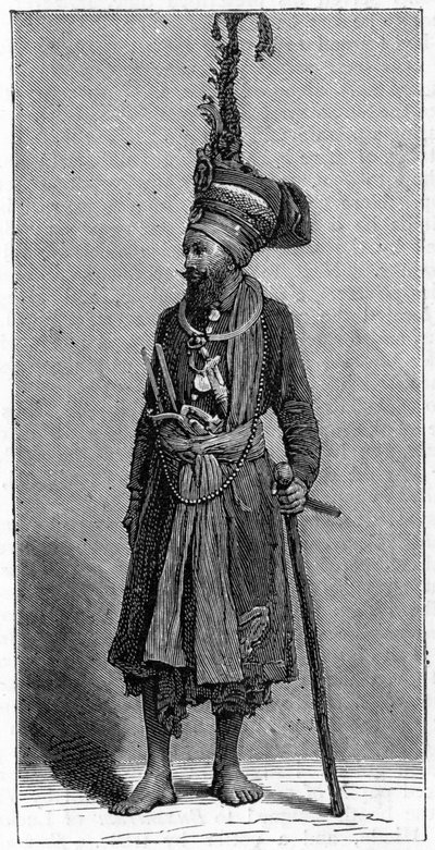 Sikh-hövding, 1886 av Unbekannt