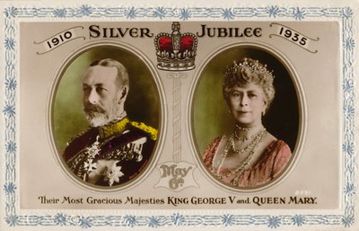 Silverjubileum 1910-1935, 6 maj - King George V och Queen Mary, 1935. av Unbekannt