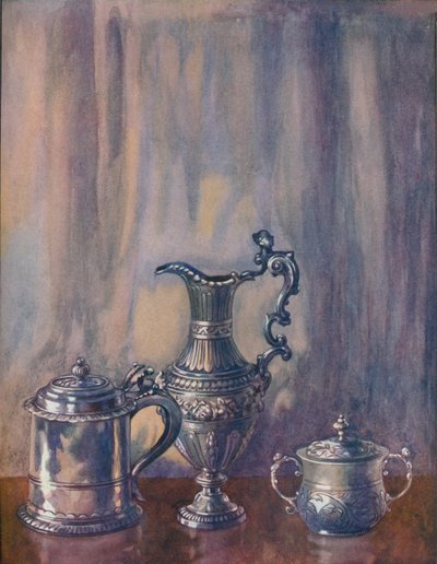 Silver Tankard, 1695, Kanna, 1746, Cup and Cover, 1658, c1800-talet, 1920. av Unbekannt