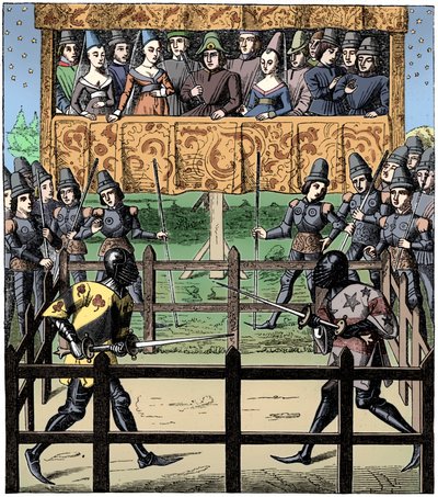 Singelstrid, 1400-talet 1849 av Unbekannt