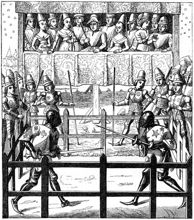 Singelstrid, 1400-talet 1849 av Unbekannt