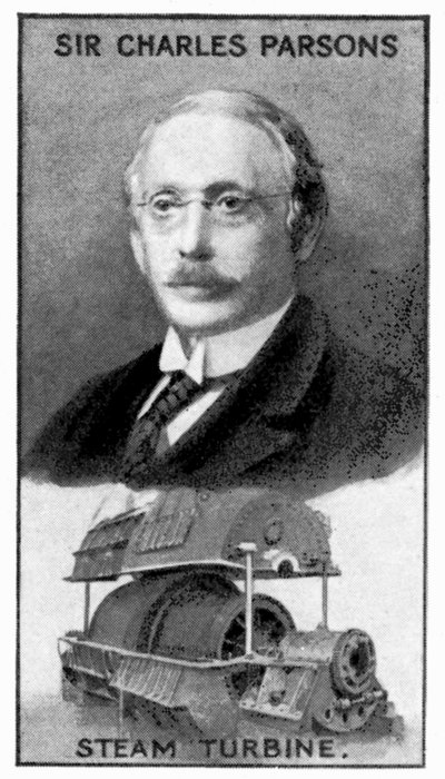 Sir Charles Algernon Parsons, irländsk ingenjör, c1924 av Unbekannt